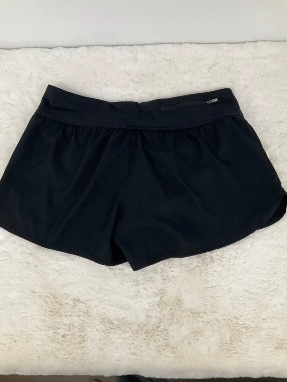 Nike size Medium Women's swim/run shorts attached panty Black - Picture 6 of 6